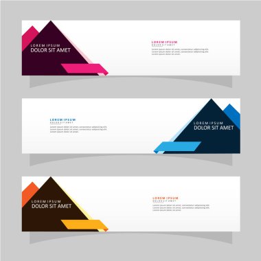 Vektör soyut tasarım afiş web şablonu. Modern tasarım vektör illüstrasyonu