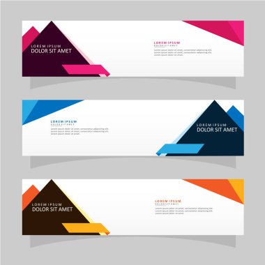 Vektör soyut tasarım afiş web şablonu. Modern tasarım vektör illüstrasyonu