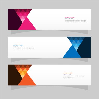 Vektör soyut tasarım afiş web şablonu. Modern tasarım vektör illüstrasyonu