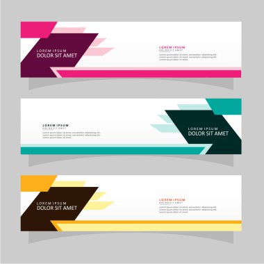 Vektör soyut tasarım afiş web şablonu. Modern tasarım vektör illüstrasyonu