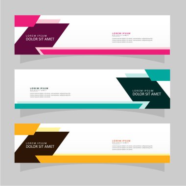 Vektör soyut tasarım afiş web şablonu. Modern tasarım vektör illüstrasyonu