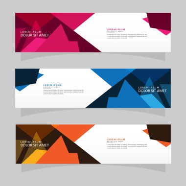 Vektör soyut tasarım afiş web şablonu. Modern tasarım vektör illüstrasyonu