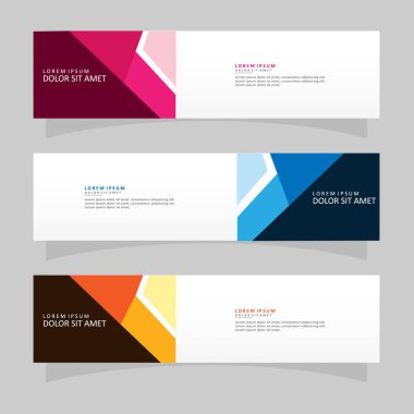 Vektör soyut tasarım afiş web şablonu. Modern tasarım vektör illüstrasyonu