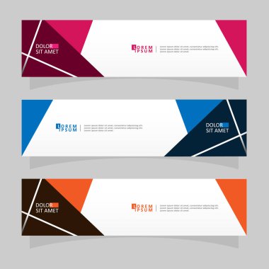 Vektör soyut tasarım afiş web şablonu. Vektör illüstrasyonu