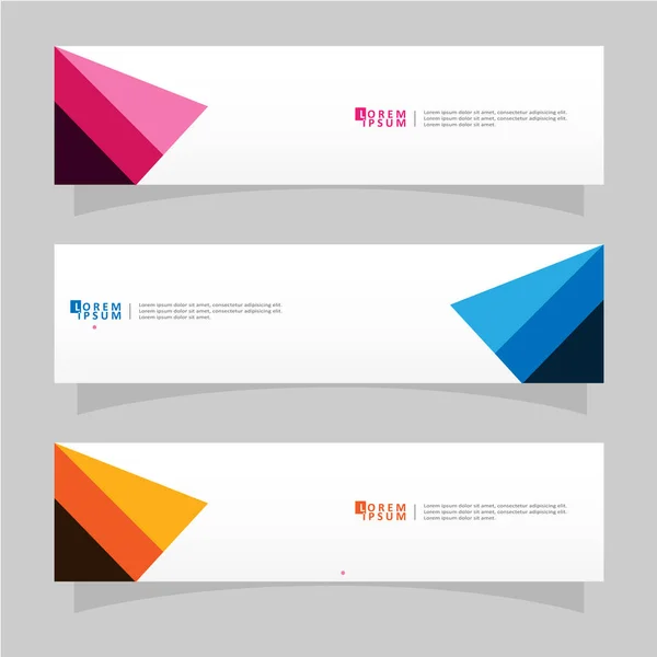 Vektor Abstrakt Design Banner Webb Mall Vektorillustration — Stock vektor