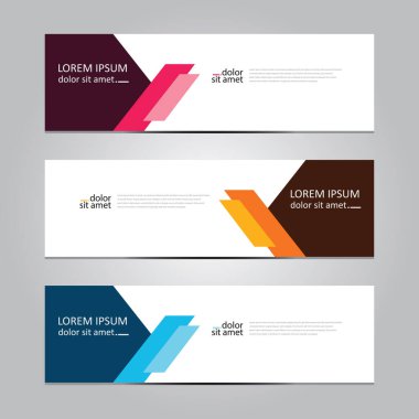 Vektör soyut geometrik tasarım sancak ağ şablonu.