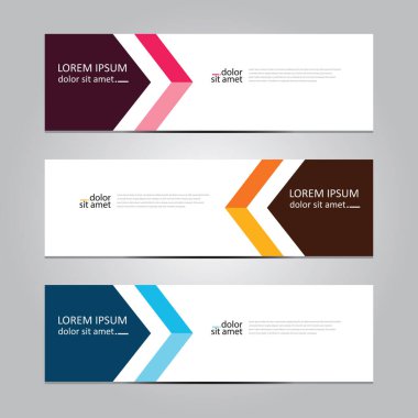 Vektör soyut geometrik tasarım sancak ağ şablonu.