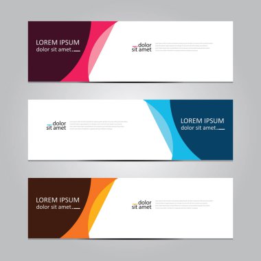 Vektör soyut geometrik tasarım sancak ağ şablonu.