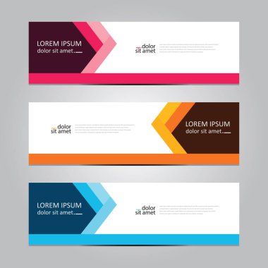 Vektör soyut geometrik tasarım sancak ağ şablonu.