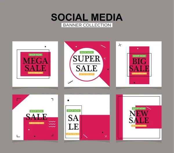 Sosyal medya için modern promosyon kare web pankartı. modern pankart tasarımları.