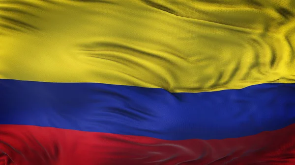 Kolombiya Gerçekçi Bayrak Sallayarak Son Derece Ayrıntılı Kumaş Ile Doku — Stok fotoğraf