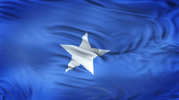 Somalia Bandiera Sventolante Realistica Con Texture Tessuto Altamente Dettagliata Risoluzione — Foto Stock