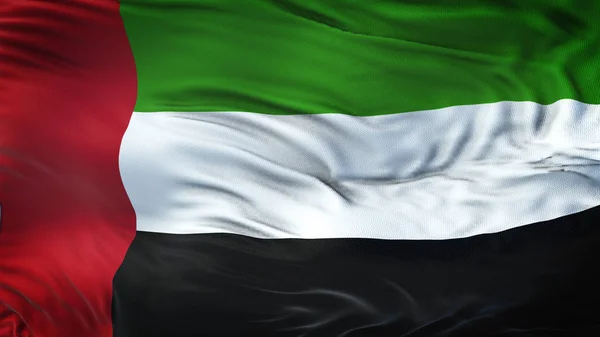 アラブ首長国連邦現実的な の非常に詳細なファブリックと旗を振って 解像度のテクスチャ — ストック写真