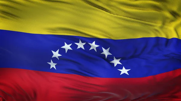 Venezuela Gerçekçi Bayrak Sallayarak Son Derece Ayrıntılı Kumaş Ile Doku — Stok fotoğraf