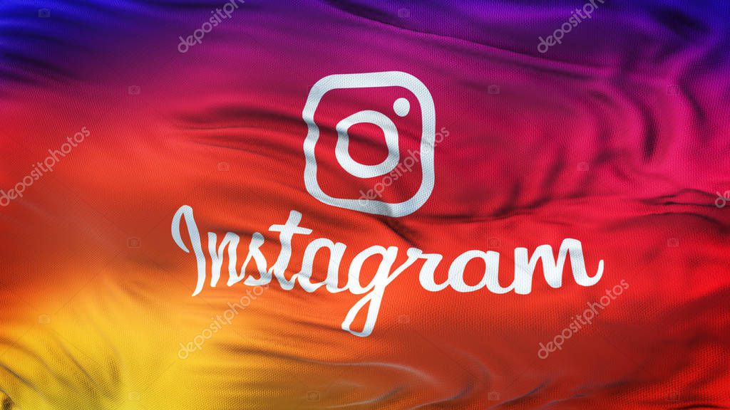 Instagram Logo Colorful Smooth Gradient Background Wallpaper