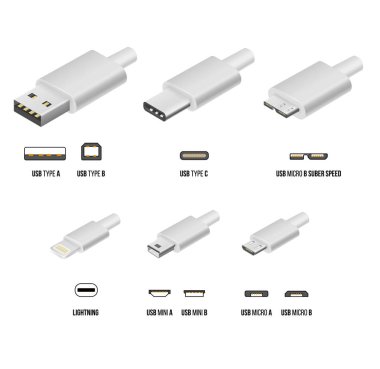 USB tüm türler