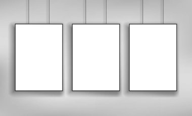 Beyaz Poster şablonu