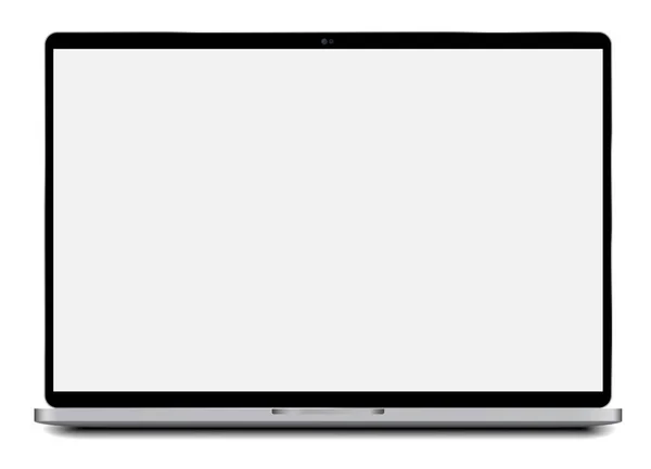 Mall för bärbar dator — Stock vektor