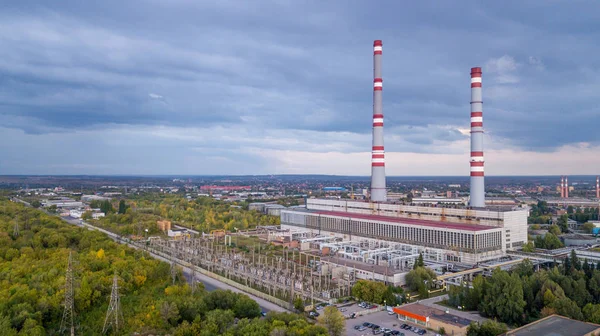 Central térmica de energia, — Fotografia de Stock