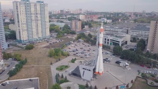 Stadt Samara Straße — Stockvideo