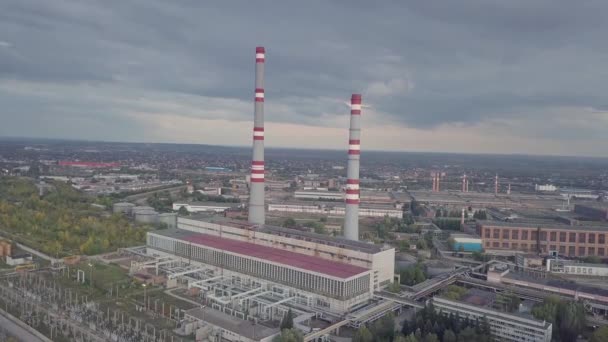 Электростанция, — стоковое видео