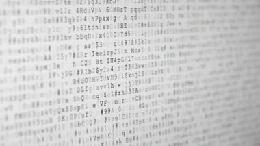 Şifrelenmiş veri çalıştırılıyor