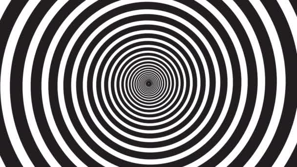 Hipnoz görselleştirme spirali — Stok video