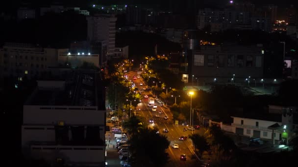 Tráfico urbano por carretera — Vídeos de Stock