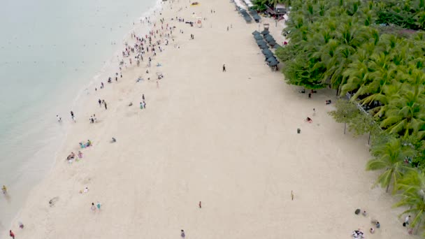 Playa de arena mar — Vídeo de stock