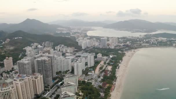 Tropic cidade aérea — Vídeo de Stock