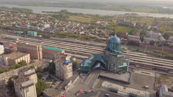 火车车站大楼 — 图库视频影像