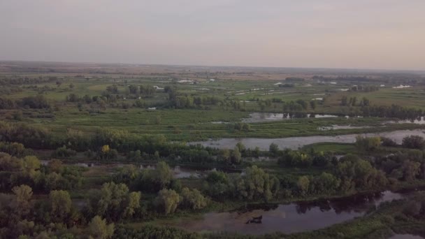 Río lago Riverland — Vídeos de Stock