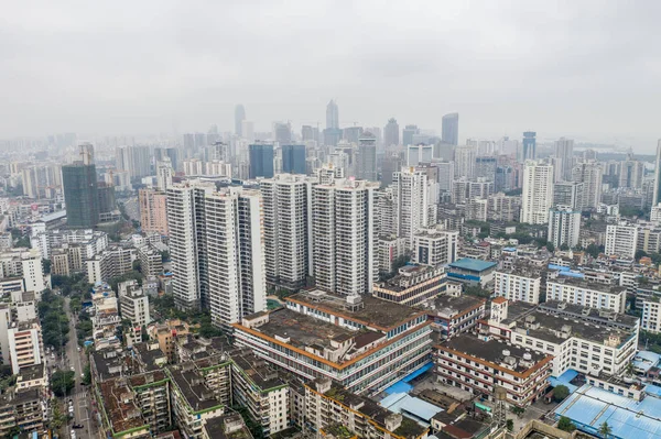 Asian city aerial