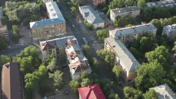 Stadtansicht aus der Luft — Stockvideo