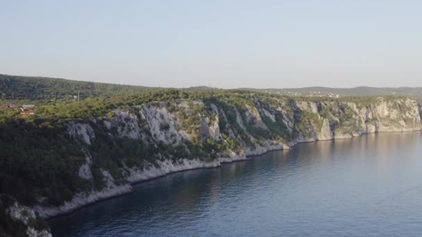 Cliff costa do mar — Vídeo de Stock