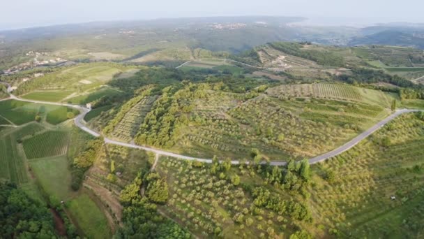 Paisagem aérea europeia — Vídeo de Stock