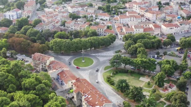 Luchtfoto van Pula — Stockvideo