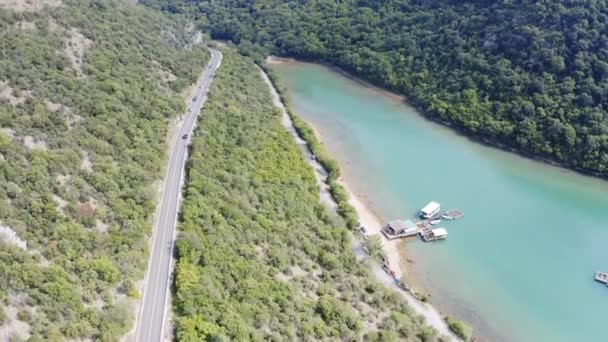 Estrada de montanha verão — Vídeo de Stock