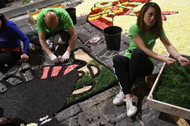 Notos Infiorata Çin'e adanmış 2018