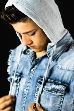 Bir 16 Y çocuk, yakın çekim