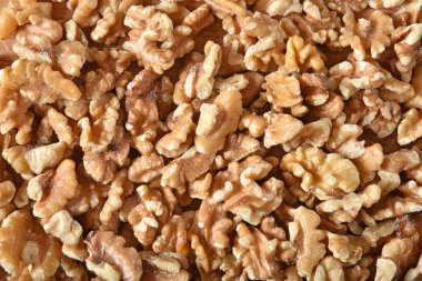 Bir arka plan genel gider görünümden taze kabuklu ceviz