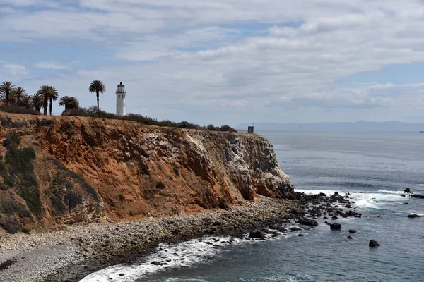 Farol Ponto Vicente Palos Verdes Califórnia — Fotografia de Stock