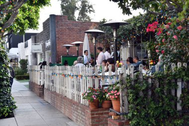 Los Angeles, CA/USA-17 Ocak 2019: Famous Ivy Restaurant,