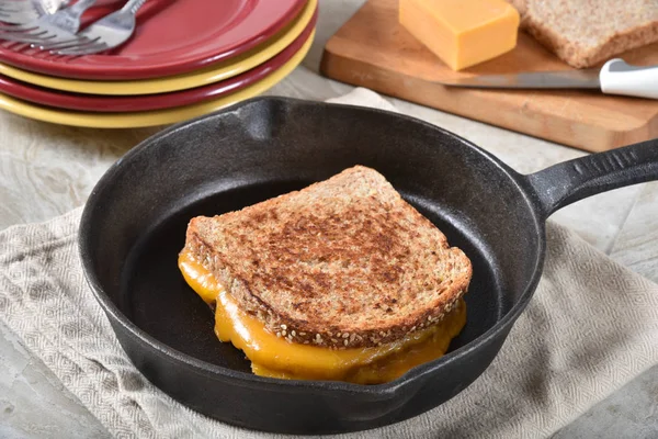 Fresh grilled cheese sandwich — Stock Photo, Image