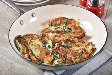 Ispanak patates gözlemesi