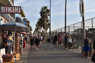 Ünlü Venedik Plajı Boardwalk