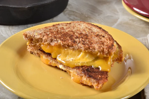 Grilled cheese sandwich closeup — Stock Photo, Image