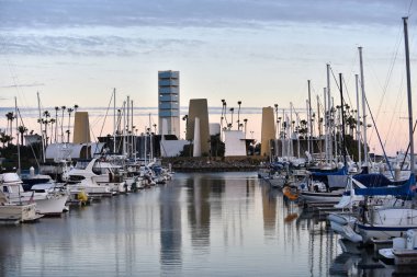 Los Angeles, Ca/Usa - 8 Mart 2019: Grissom Adası yapıları r