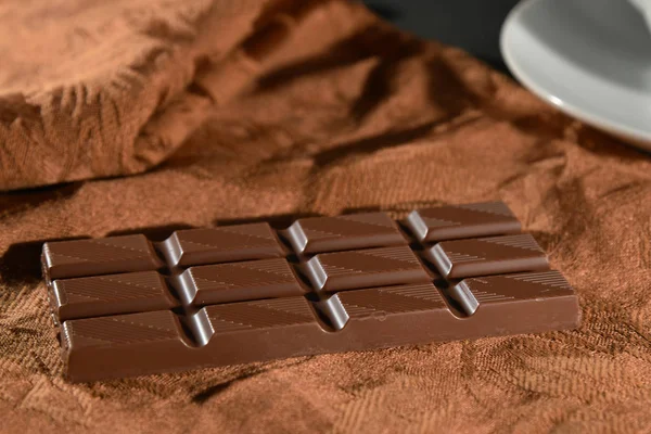 Gourmet milk chocolate bar — Stock Photo, Image