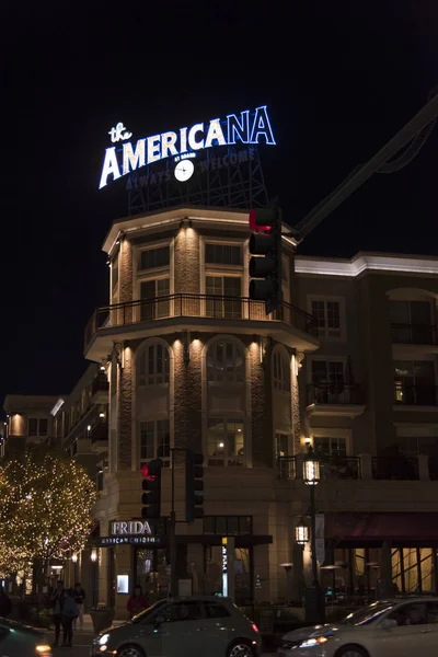 The Americana Mall em Glendale Califórnia — Fotografia de Stock